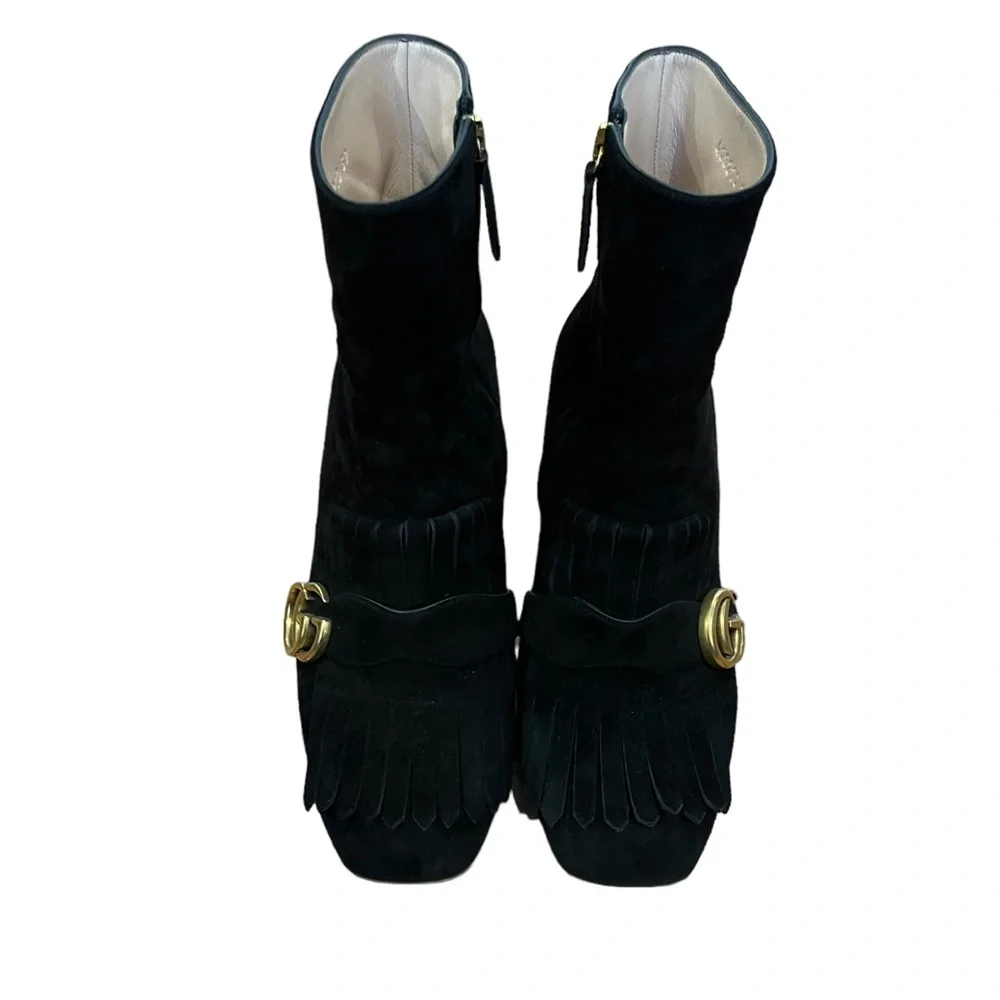 Gucci Suede Ankle Booties Size EU 39 - Picture 3 of 8